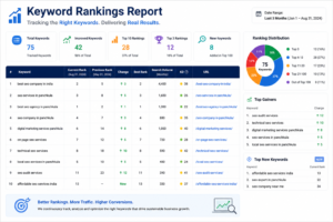 seo company ranking report